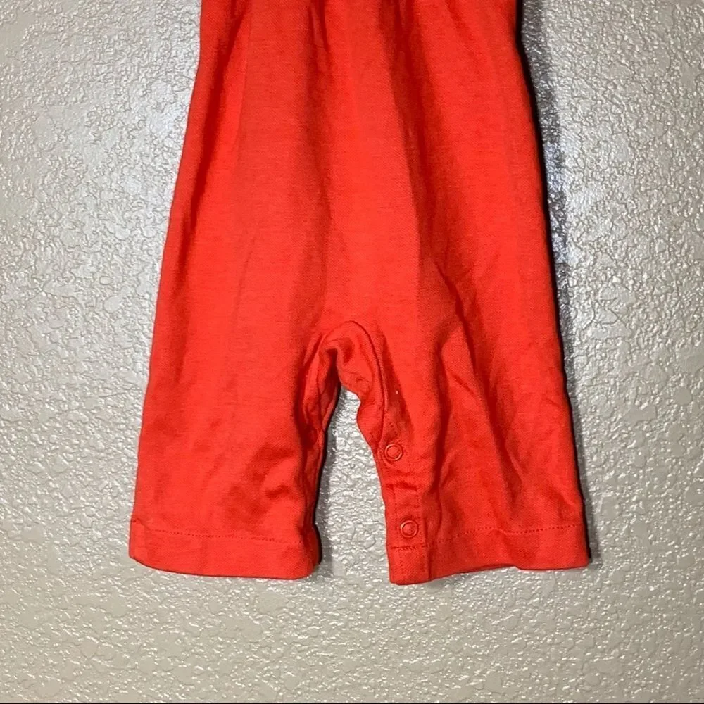Vintage Carters baby girl red jumpsuit‎